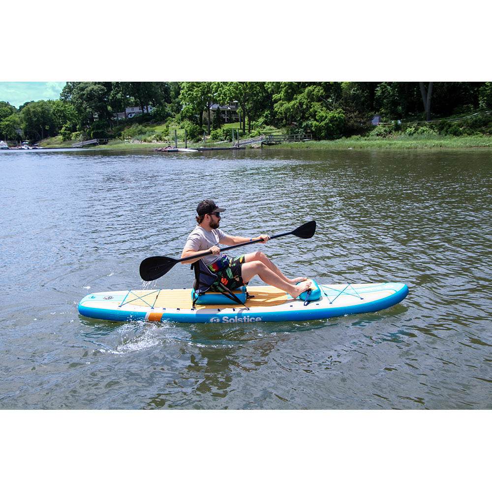 Orange 10’6 Rambler Inflatable SUP/Kayak 2-in-1 Kit with Seat & Paddle
