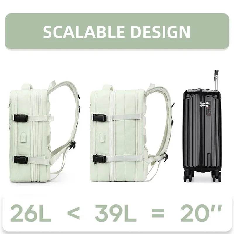 Extendable Travel Backpack With USB
