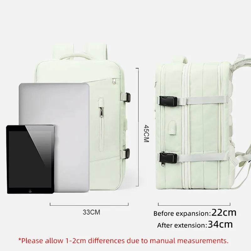 Extendable Travel Backpack With USB