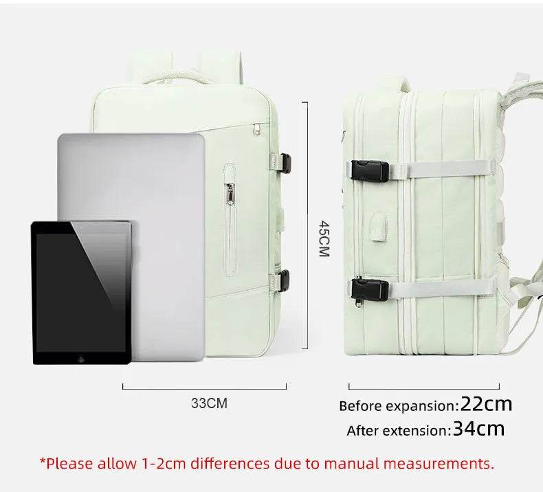 Extendable Travel Backpack With USB