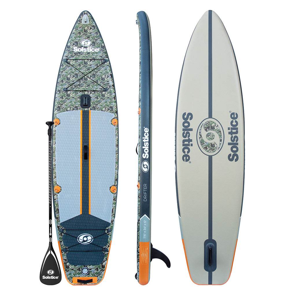 11'6" Drifter Fishing Inflatable Stand-Up Paddleboard Kit