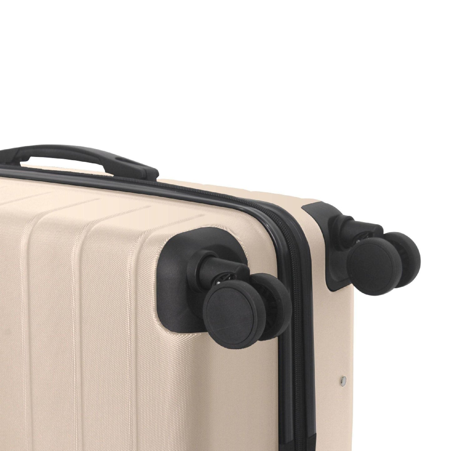 3-Piece Textured ABS Spinner Luggage Set with TSA Lock – Durable Hardshell Travel Set