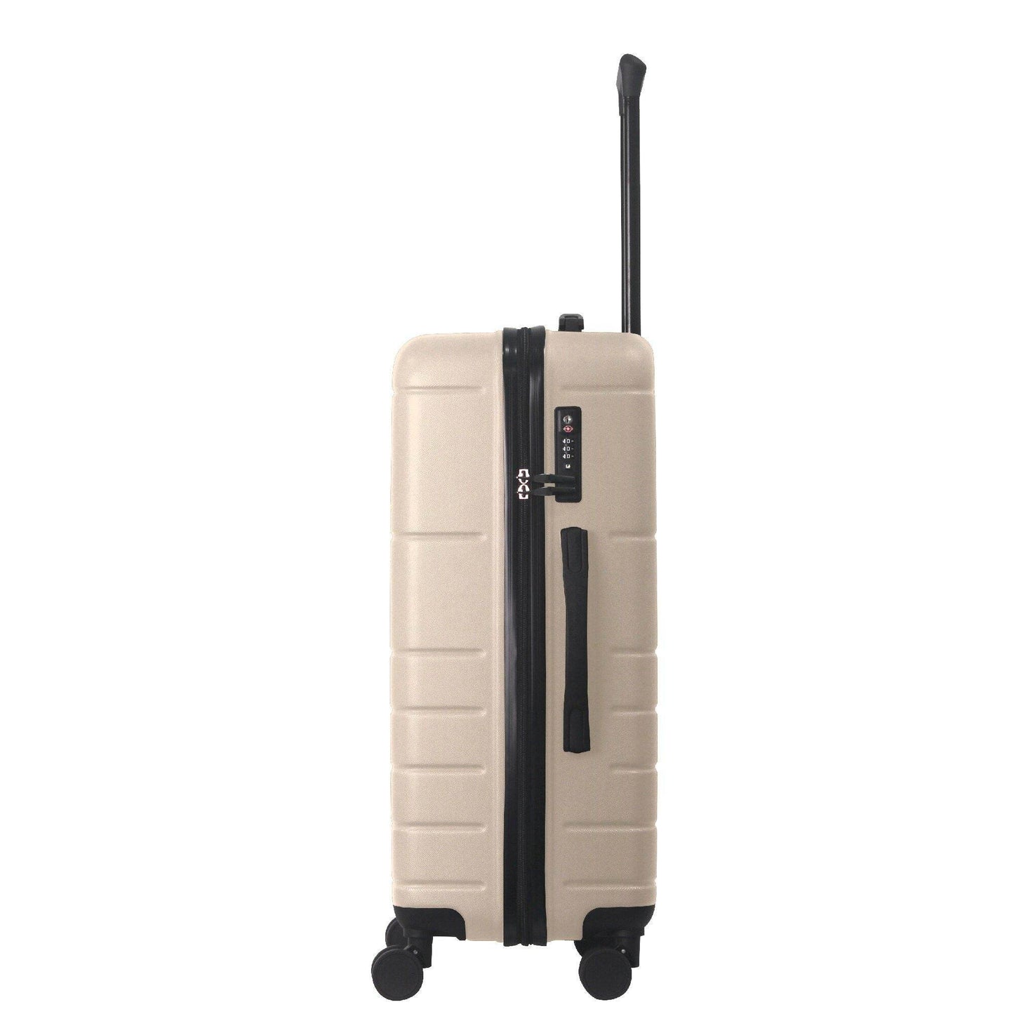 3-Piece Textured ABS Spinner Luggage Set with TSA Lock – Durable Hardshell Travel Set