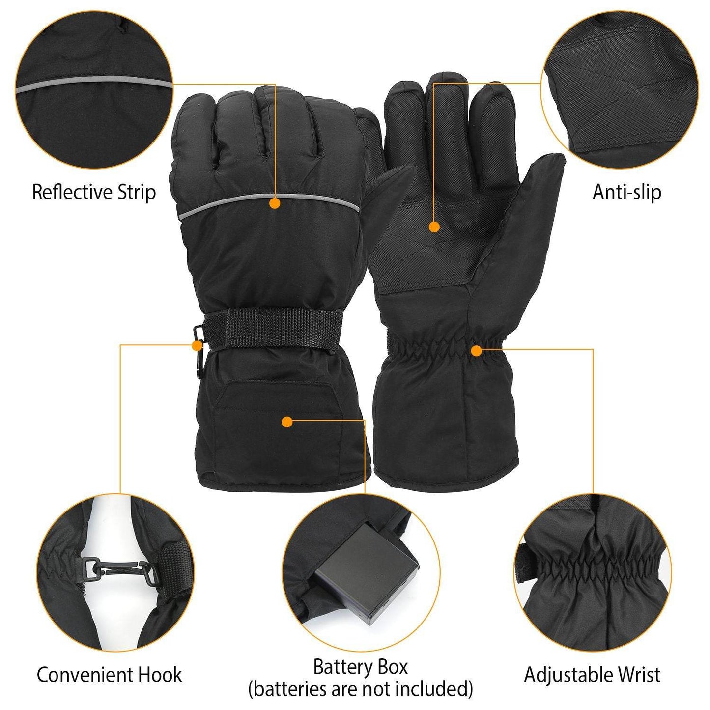 Heated Waterproof Gloves For Outdoor Use