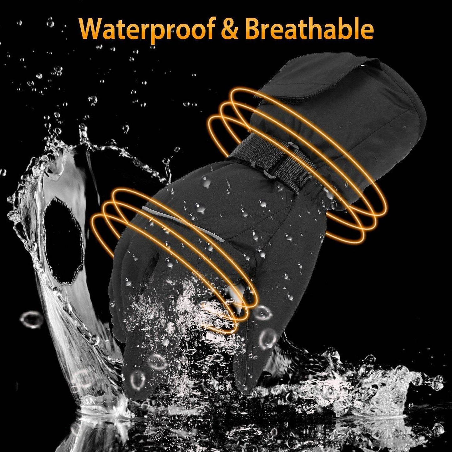 Heated Waterproof Gloves For Outdoor Use