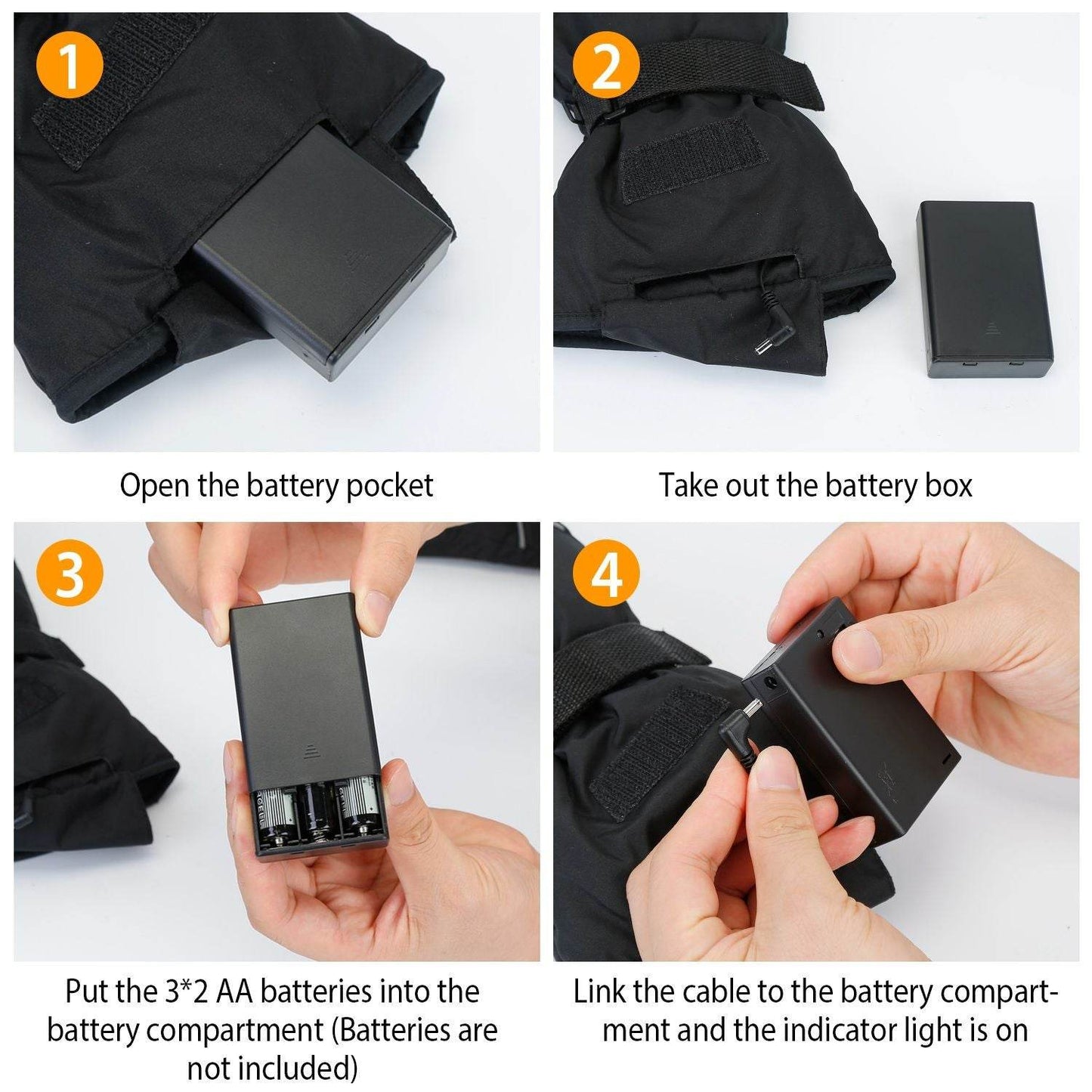 Heated Waterproof Gloves For Outdoor Use