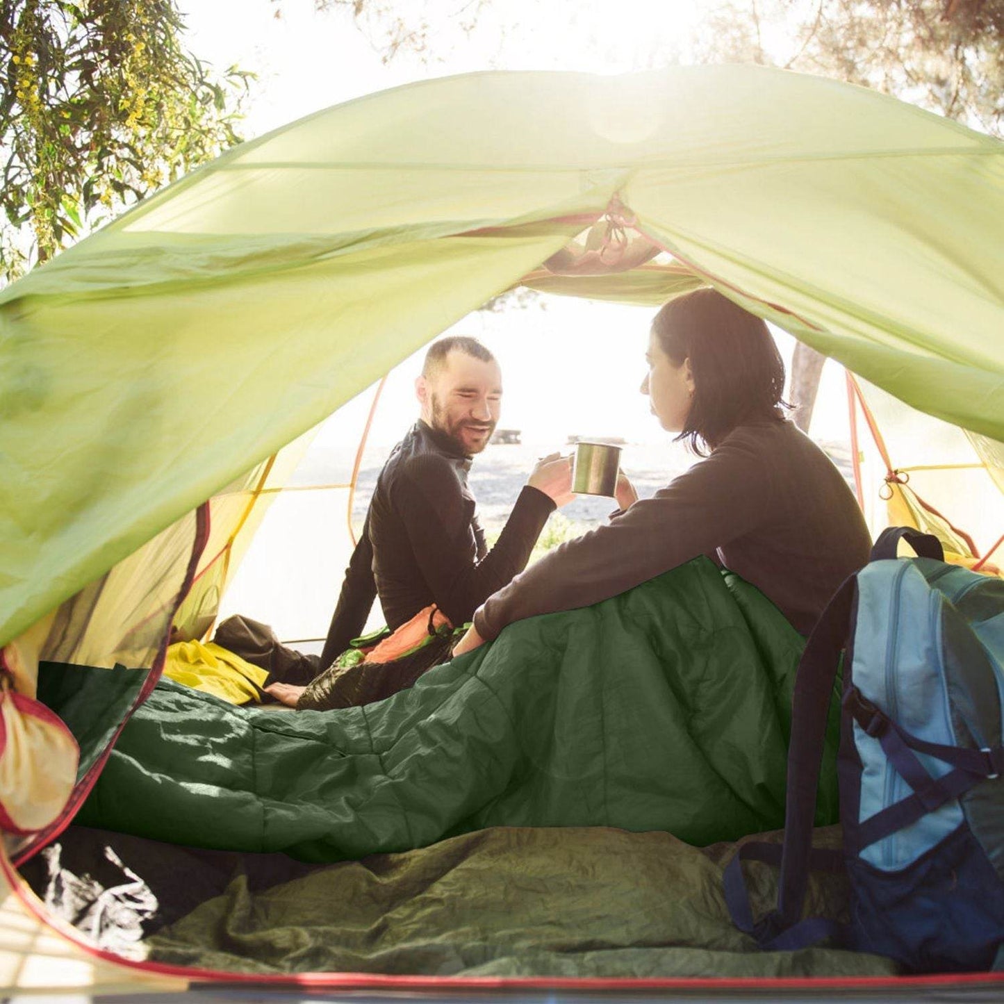 Lightweight Camping Sleeping Bag for Adults & Teens