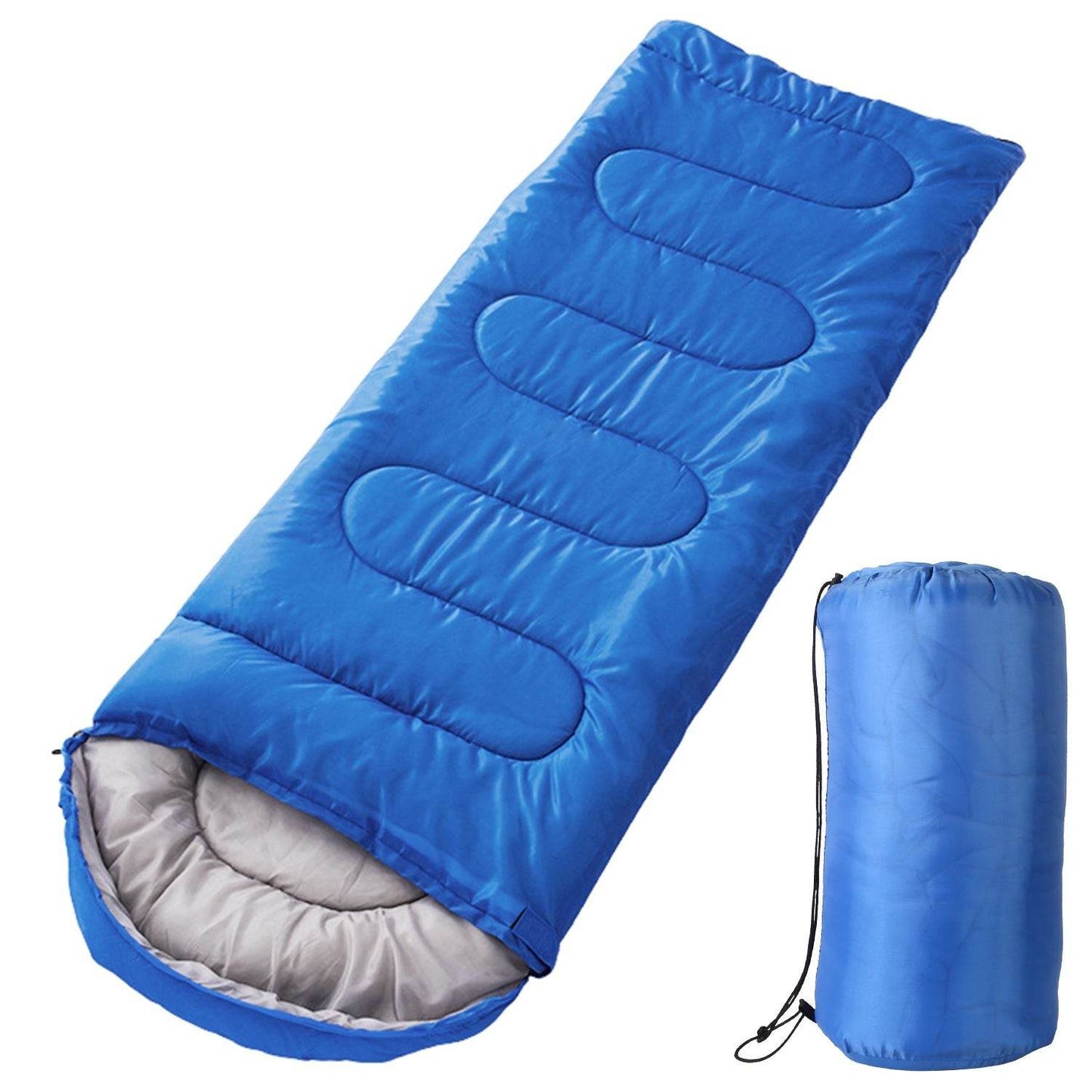 Lightweight Camping Sleeping Bag for Adults & Teens Royal Blue
