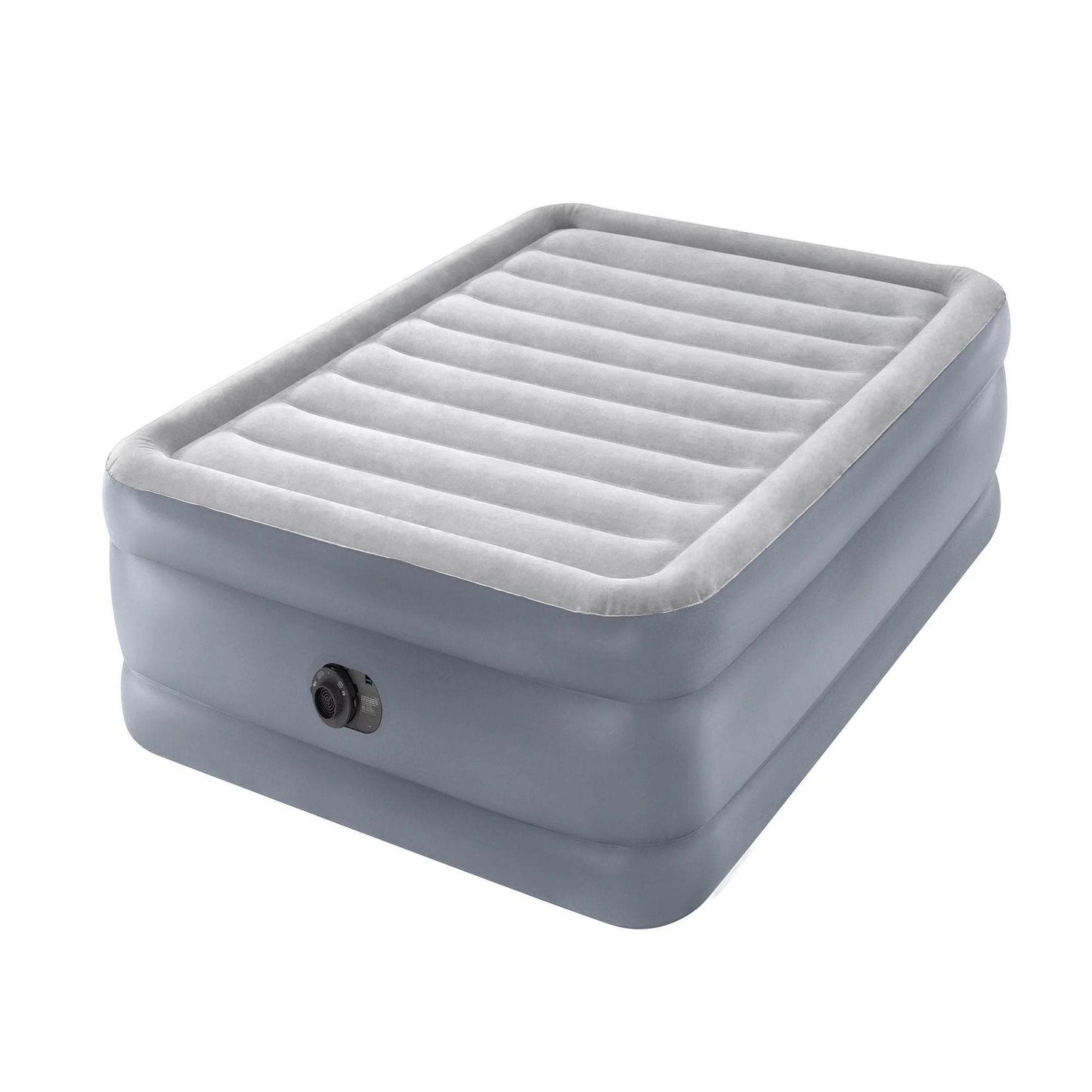 20" Dura-Beam Deluxe Raised Air Mattress with Built-in Pump Queen
