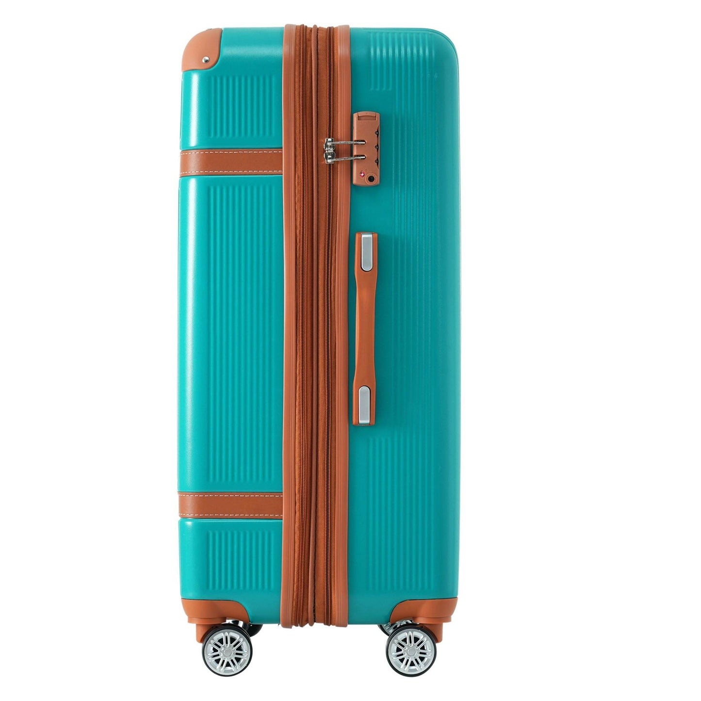 3-Piece Lightweight ABS Luggage Set with TSA Lock & Expandable Storage – 20", 24", 28"