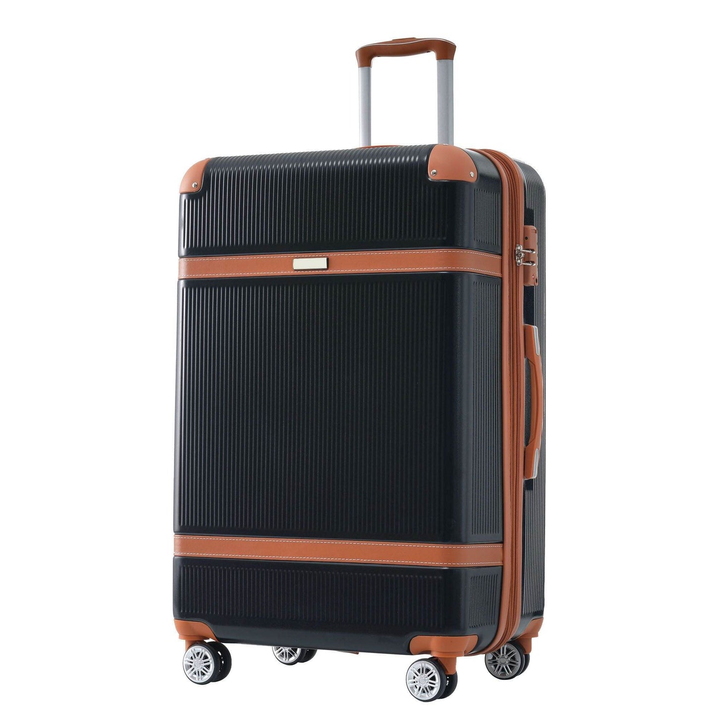 3-Piece Lightweight ABS Hardside Luggage Set with Spinner Wheels & TSA Lock – Expandable 20", 24", 28"
