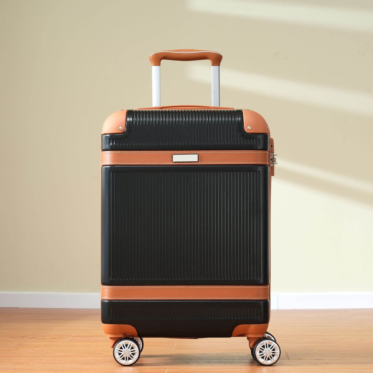 3-Piece Lightweight ABS Hardside Luggage Set with Spinner Wheels & TSA Lock – Expandable 20", 24", 28"
