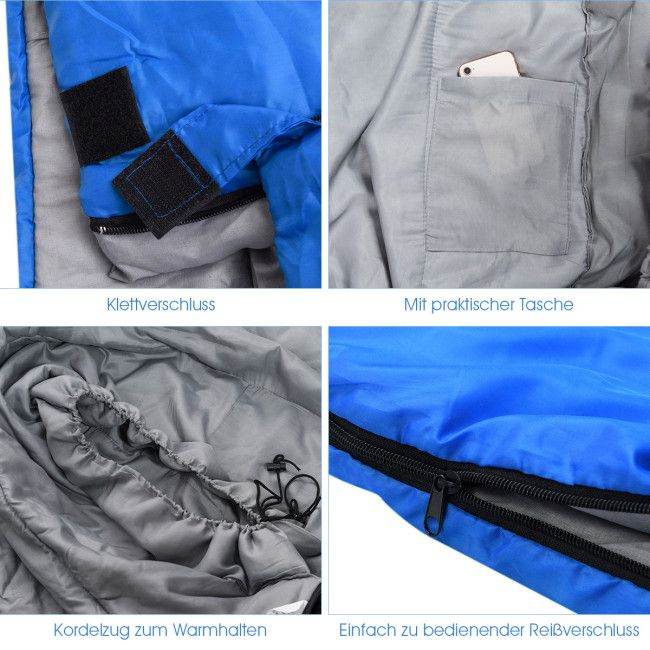2-Person Sleeping Bag with Pillows