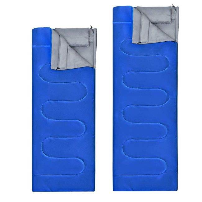 2-Person Sleeping Bag with Pillows