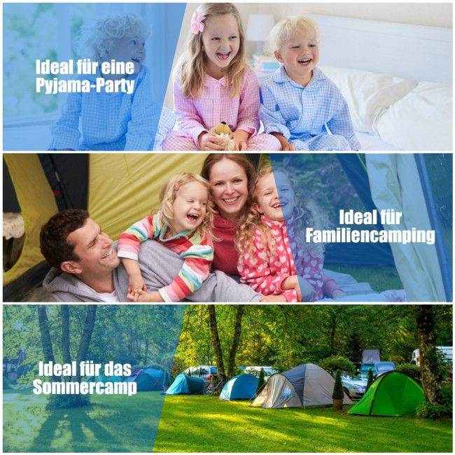 2-Person Sleeping Bag with Pillows