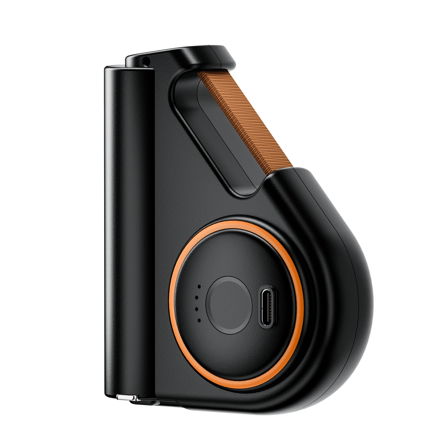 5000mAh Outdoor Power Bank with Built-In Retractable Cable, Flashlight, and Hiking Hook
