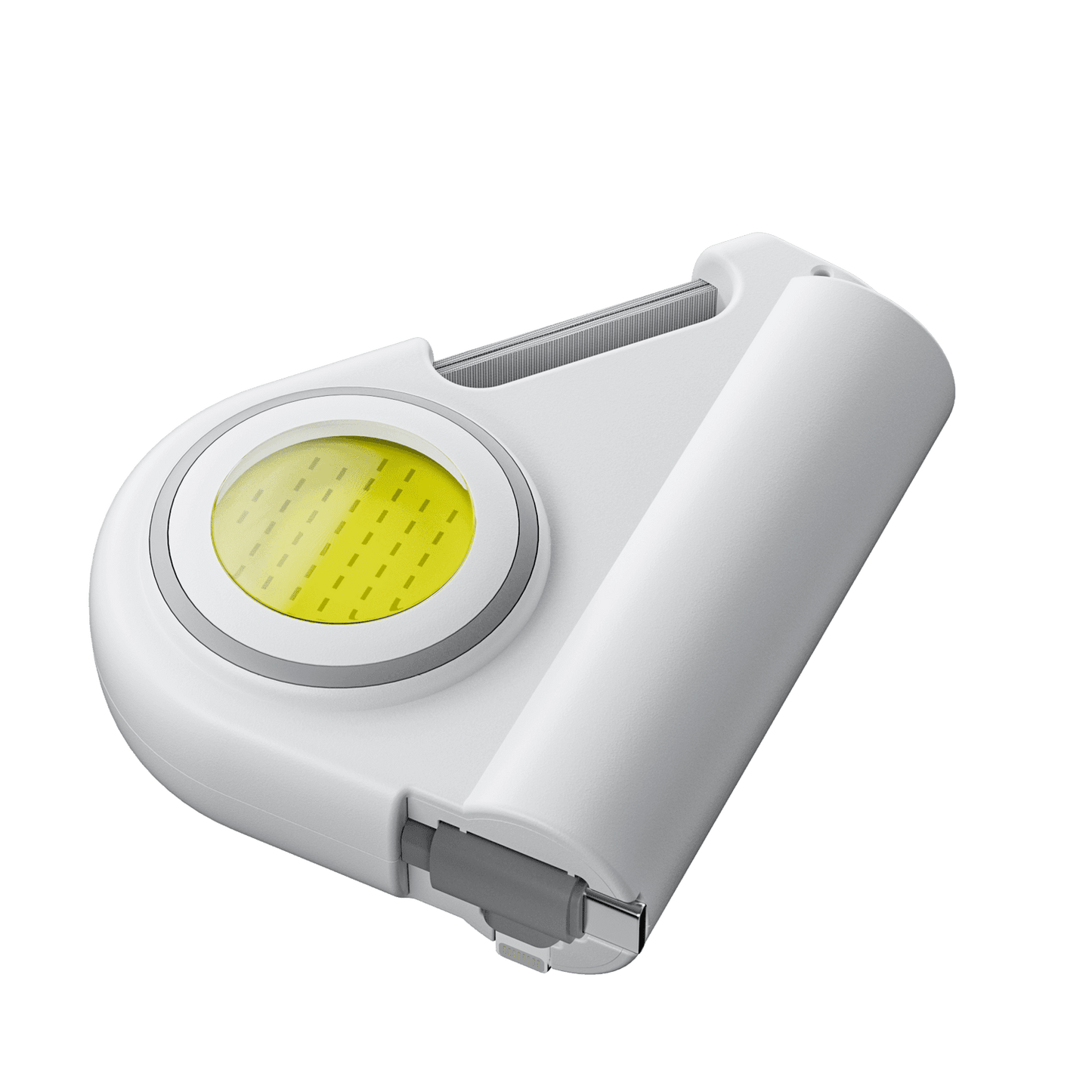 5000mAh Outdoor Power Bank with Built-In Retractable Cable, Flashlight, and Hiking Hook