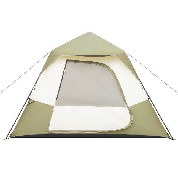 6 Person Camping Tent with Rainfly & Carry Bag - 60 Second Set Up