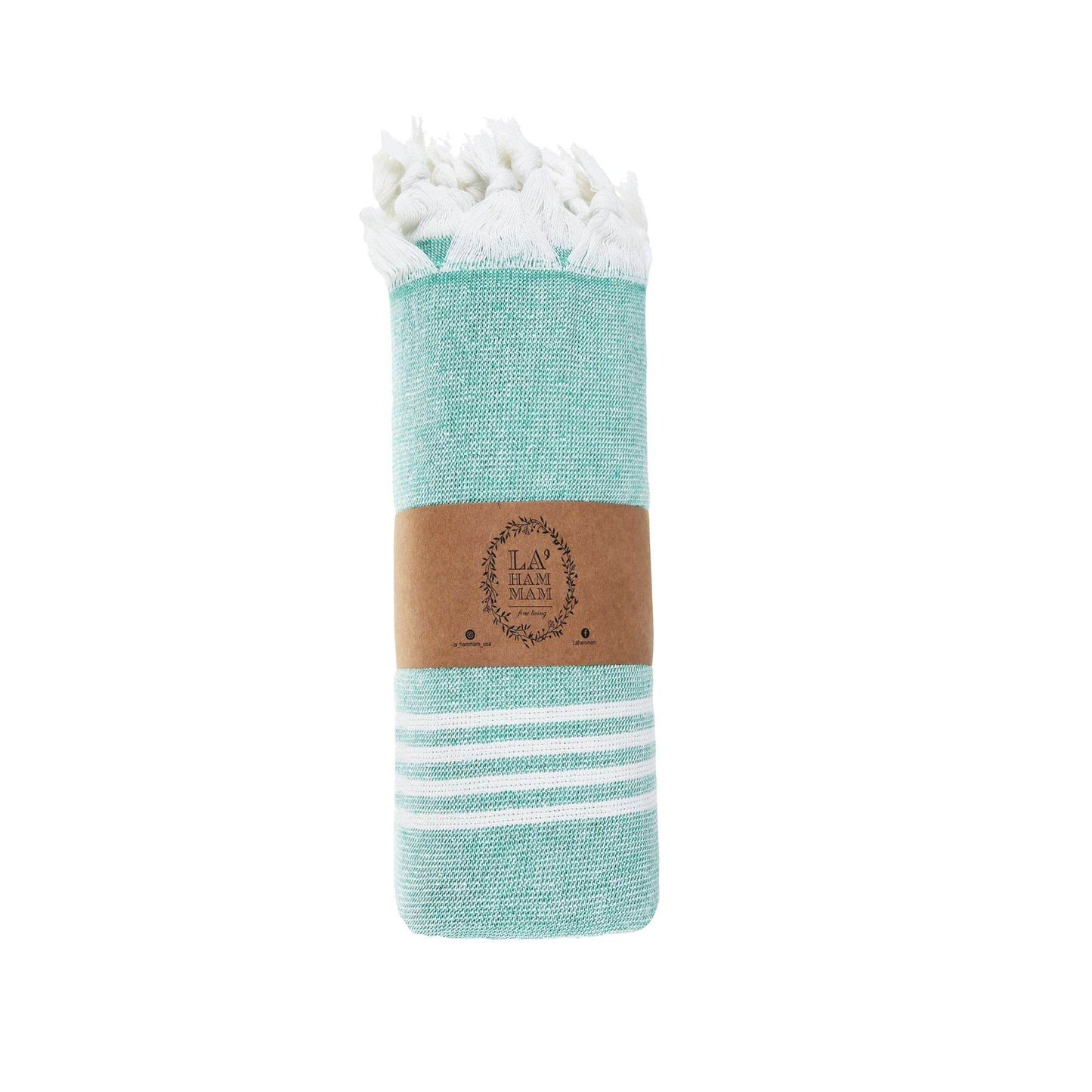 Asena Beach Towel 38'' x 70'' Green
