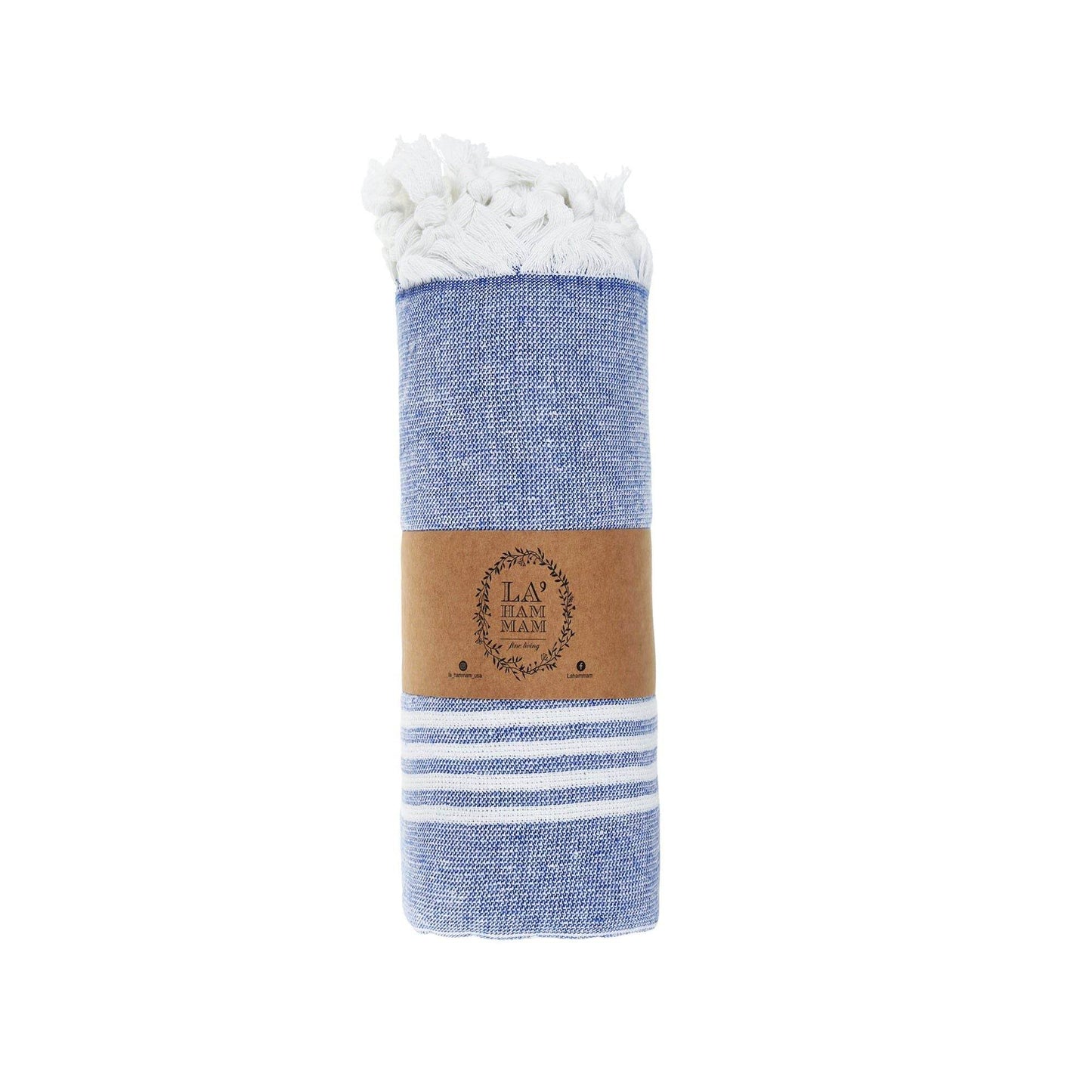 Asena Beach Towel 38'' x 70'' Blue