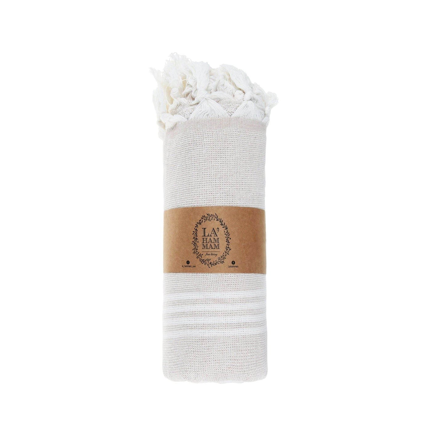Asena Beach Towel 38'' x 70'' Beige