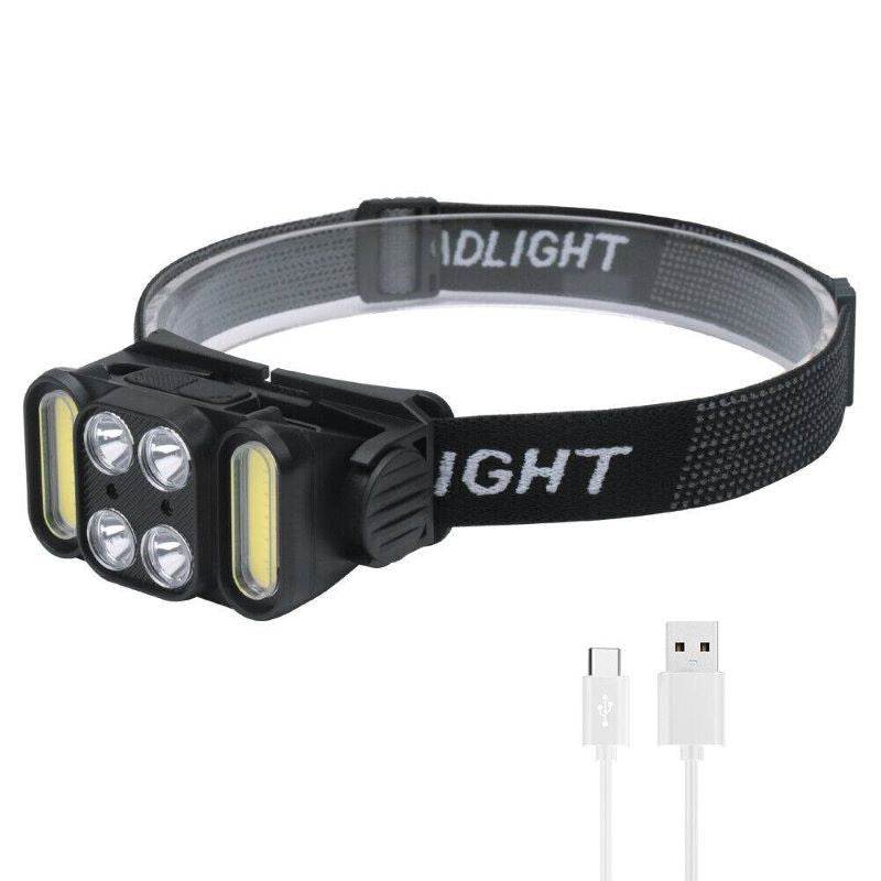 Rechargeable LED Headlamp for Camping, Cycling, Hiking and Hunting