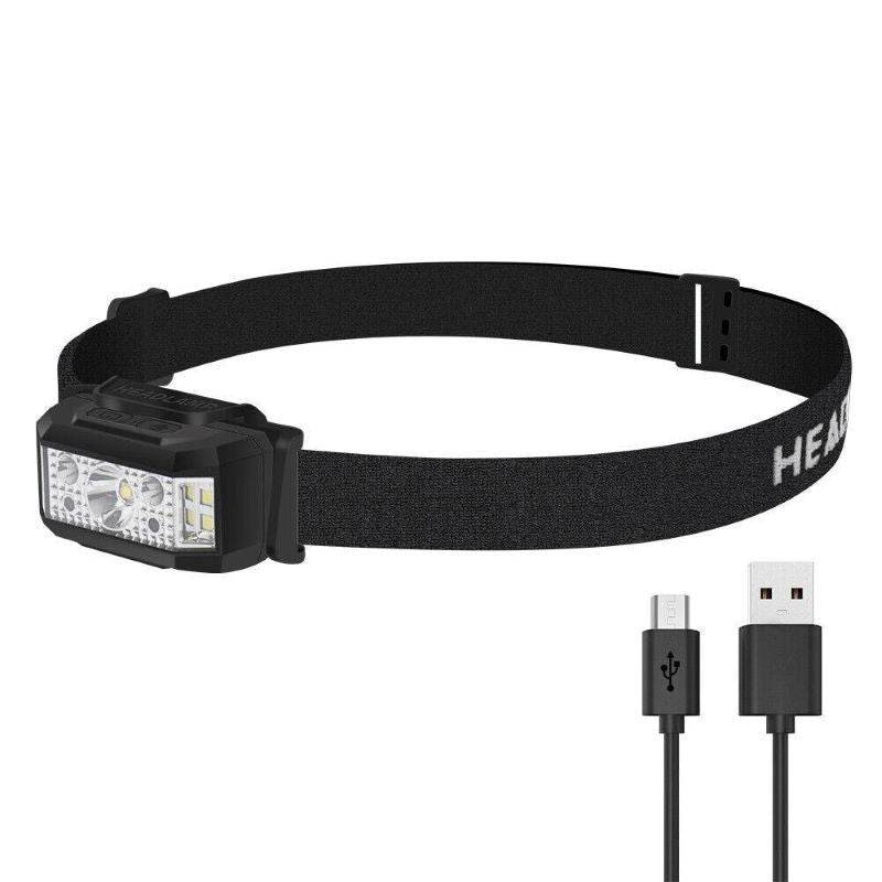 Rechargeable LED Headlamp for Camping, Cycling, Hiking and Hunting