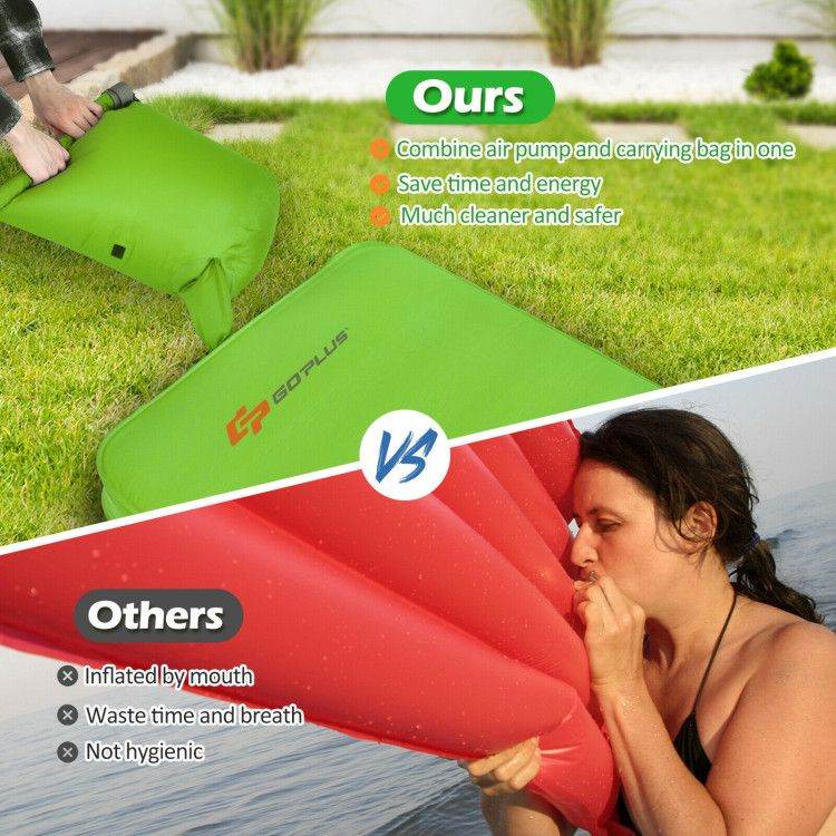 Self-Inflating Camping Sleeping Mattress with Carry Bag