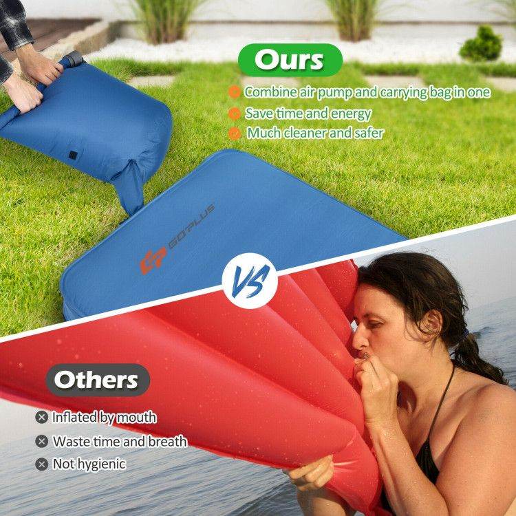 Self-Inflating Camping Sleeping Mattress with Carry Bag