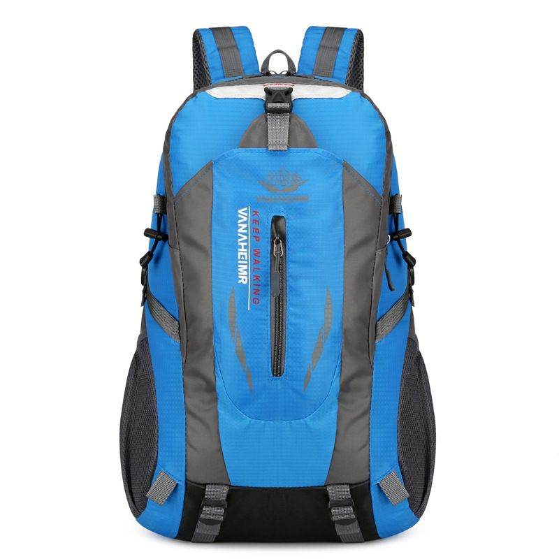36L Waterproof Travel Hiking Backpack Blue