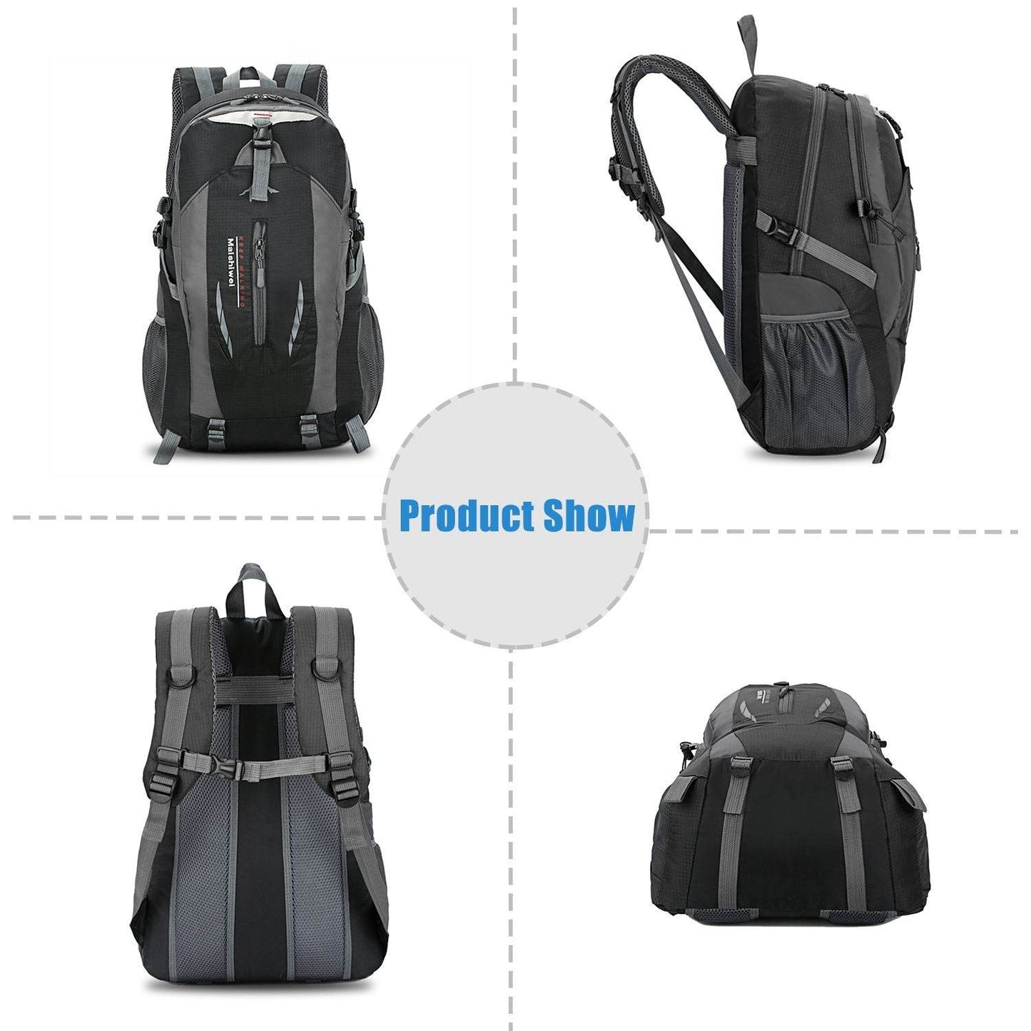36L Waterproof Travel Hiking Backpack