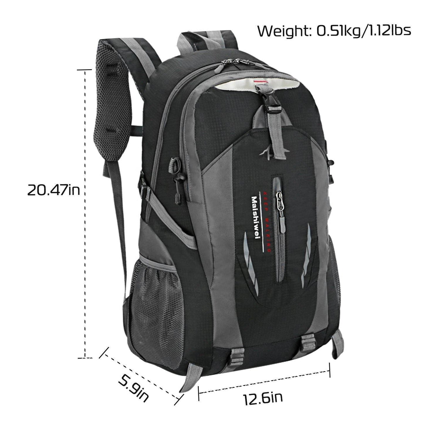 36L Waterproof Travel Hiking Backpack