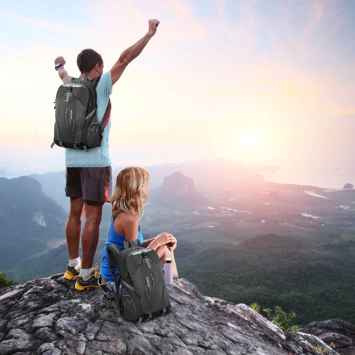 36L Waterproof Travel Hiking Backpack