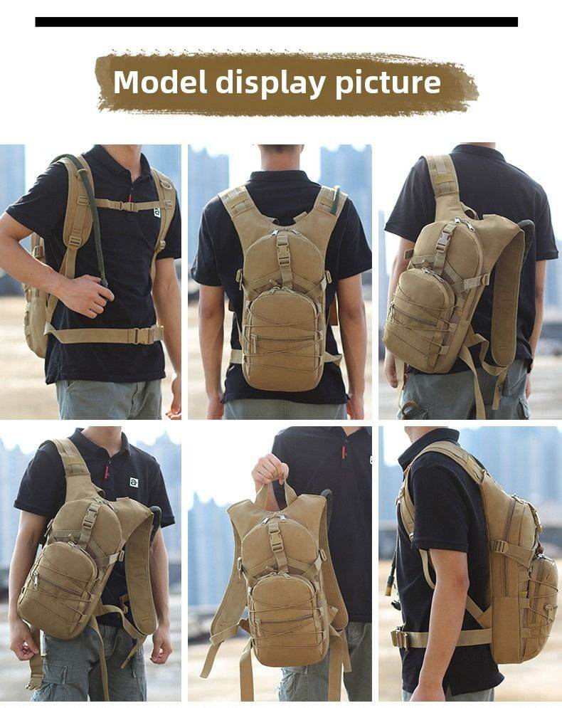 Men’s Tactical Hydration Backpack for Hiking, Trail Riding, and Outdoor Sports
