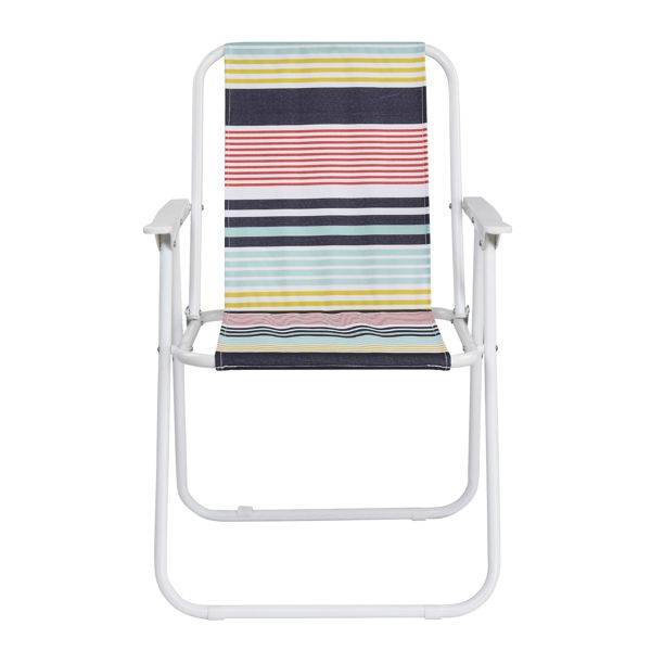 Colorful Striped Folding Lightweight Beach Chair