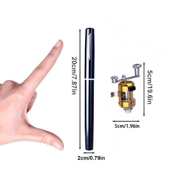 Retractable Mini Pocket Ice Rod – Pen-Style Fishing Pole