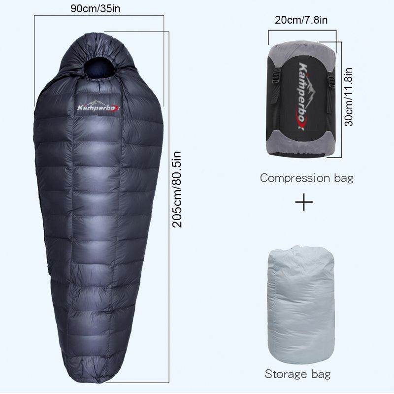 Goose Down Winter Sleeping Bag