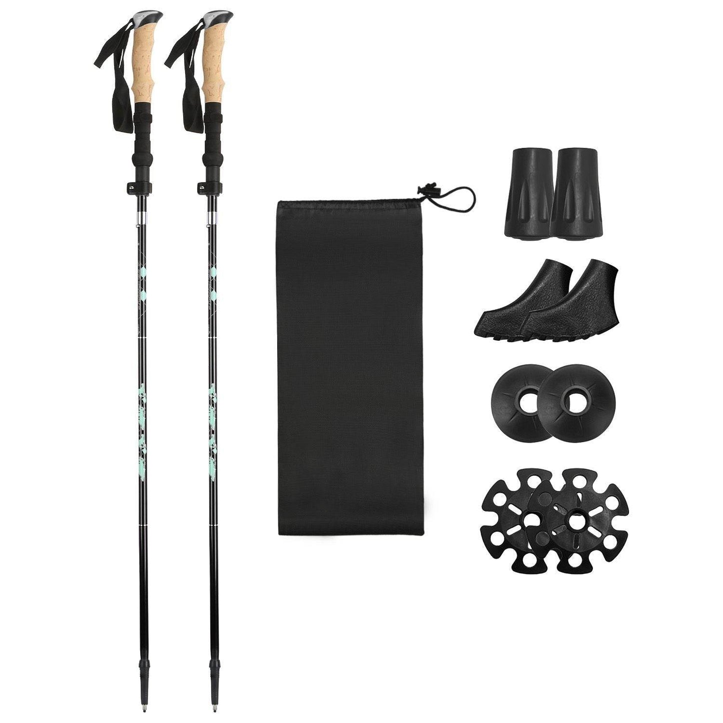 2-Pack Collapsible Hiking Poles