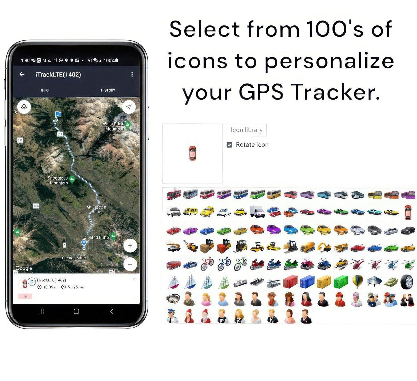 Mini Portable GPS Tracker for Hiking & Trekking
