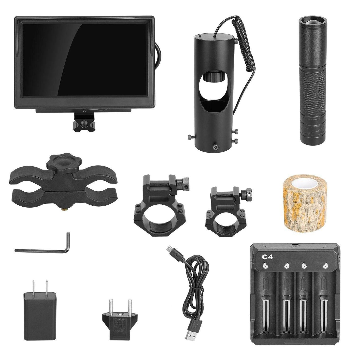 Digital Night Vision Rifle Scope with 5" Monitor