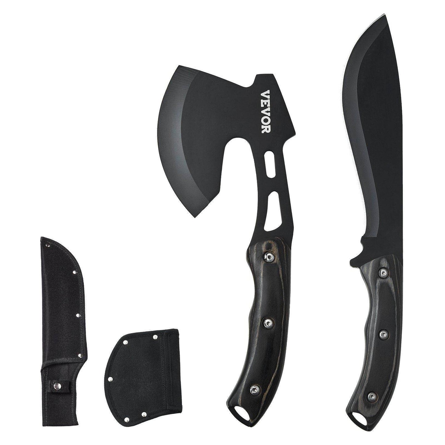 Hunting Knife and Hatchet Axe Combo Set