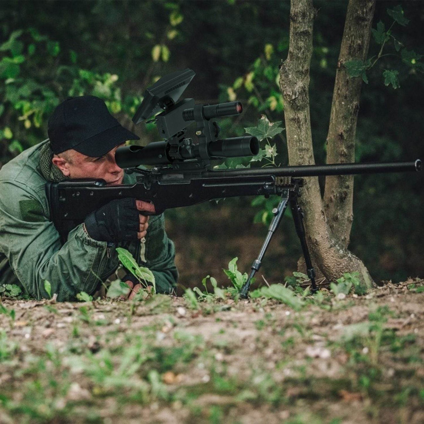 Digital Night Vision Rifle Scope with 5" Monitor