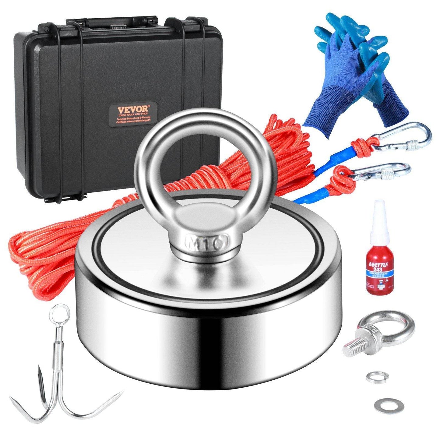 1200lb Double-Sided Magnet Fishing Kit