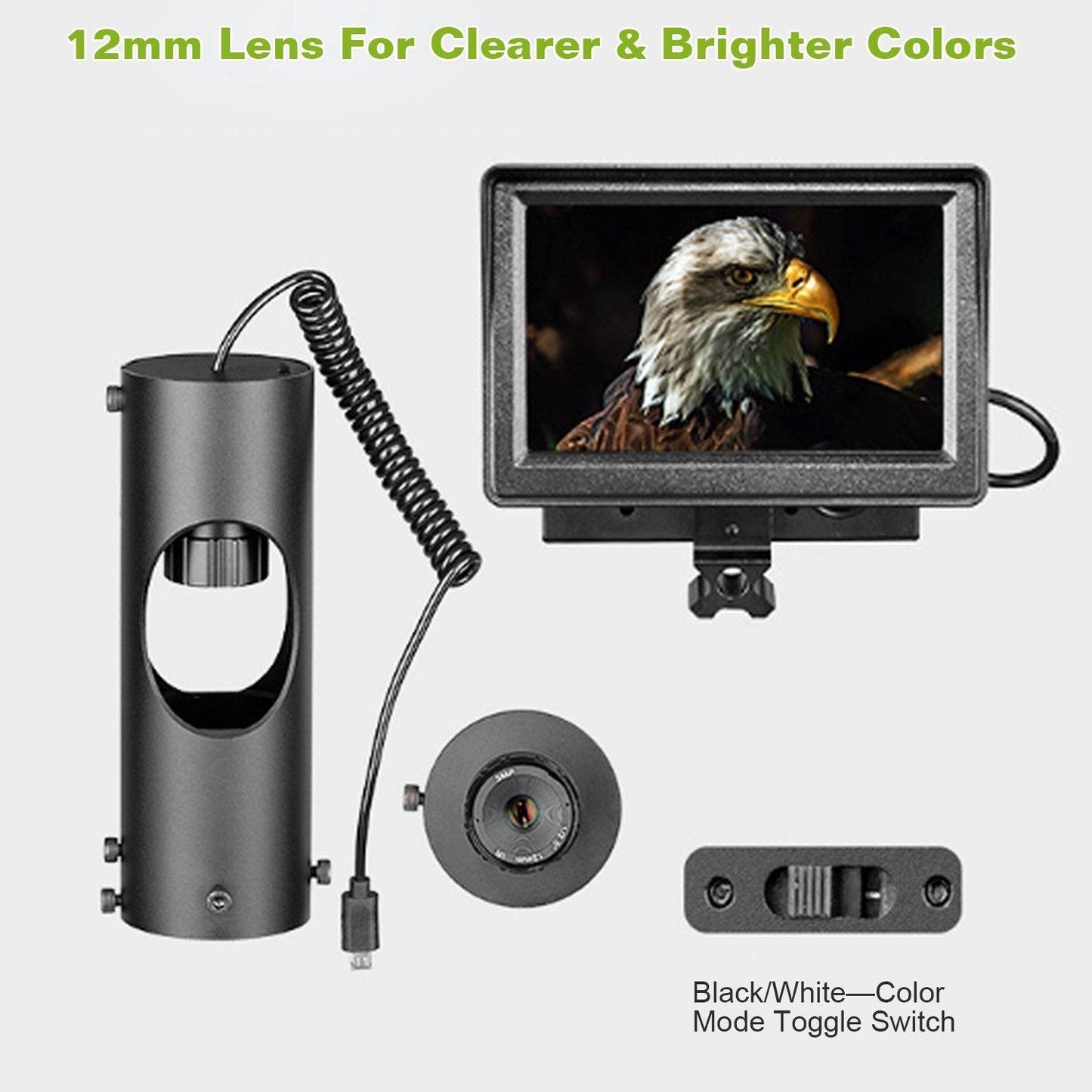 Digital Night Vision Rifle Scope with 5" Monitor