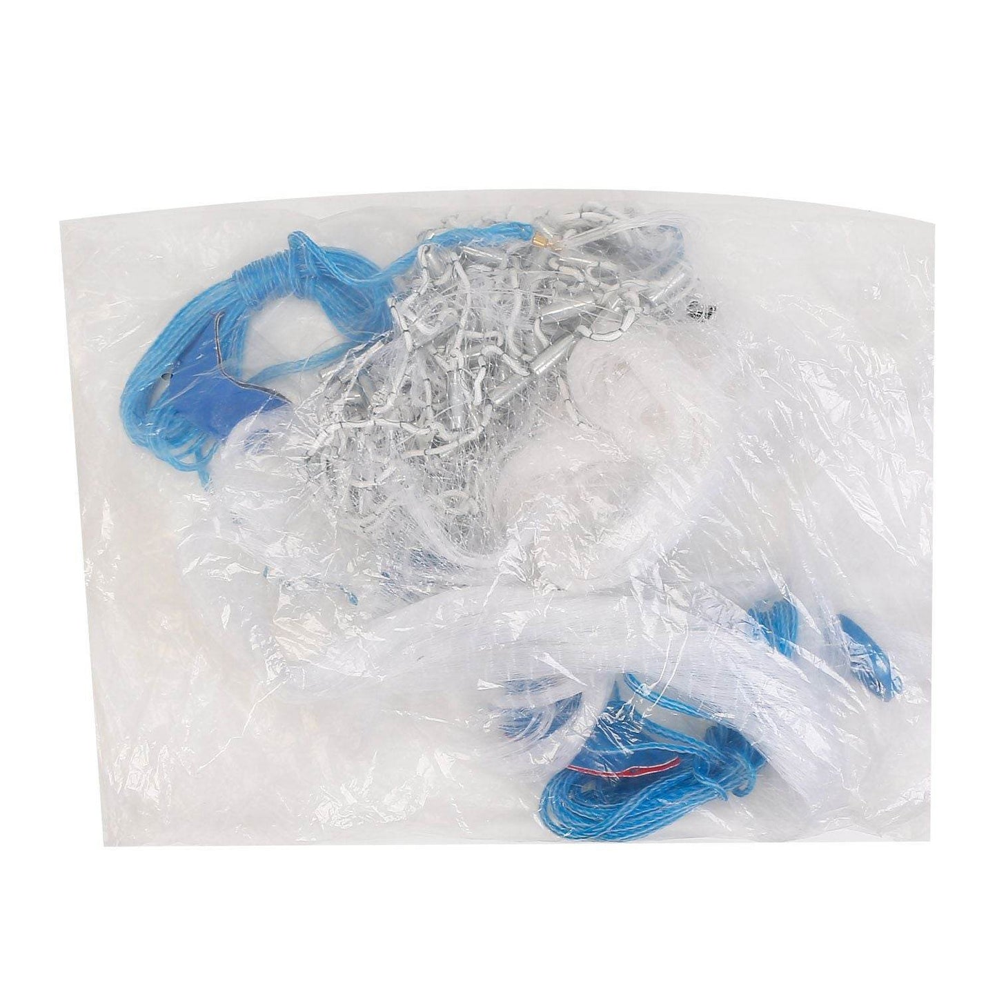 Heavy-Duty Hand Cast Fishing Net with Chain Sinker