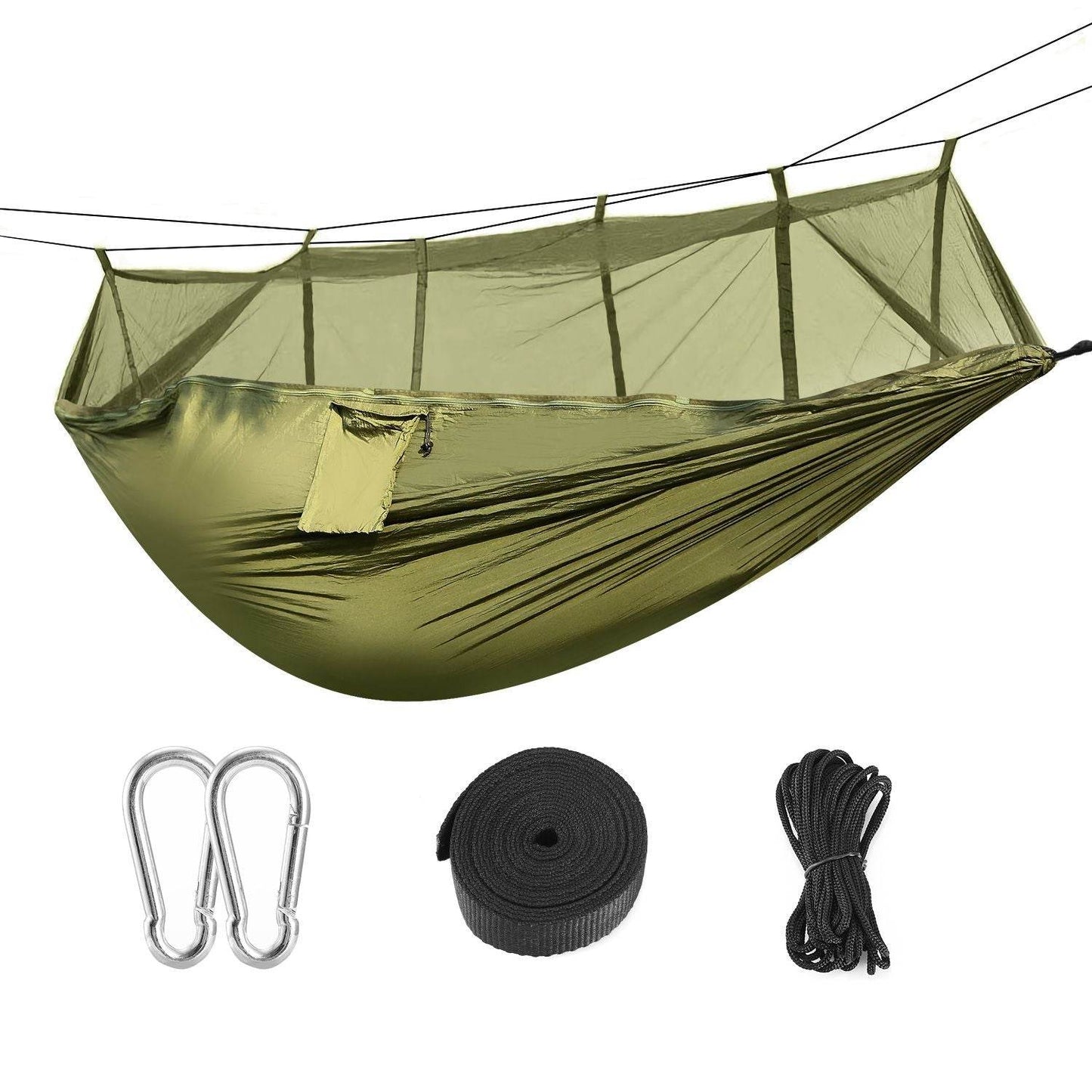 Portable Double Camping Hammock with Mosquito Net
