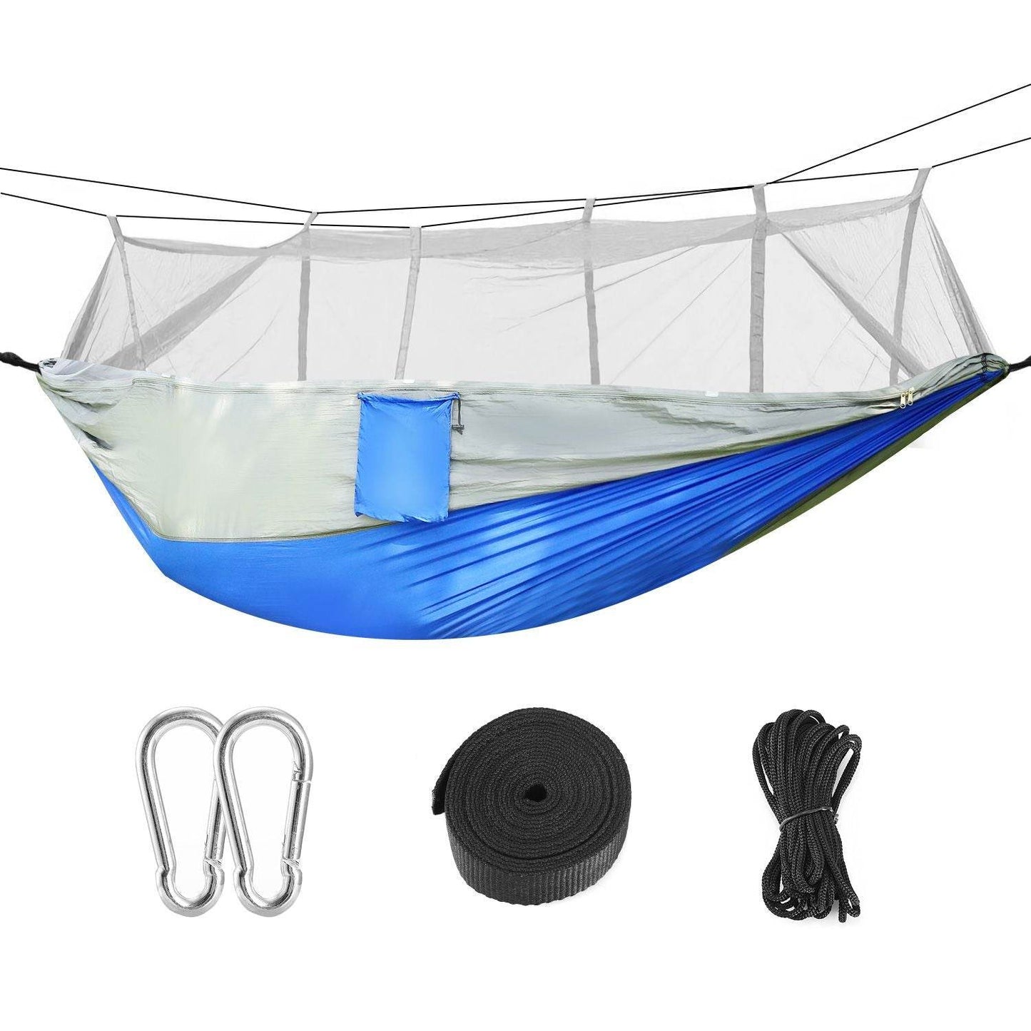 Portable Double Camping Hammock with Mosquito Net