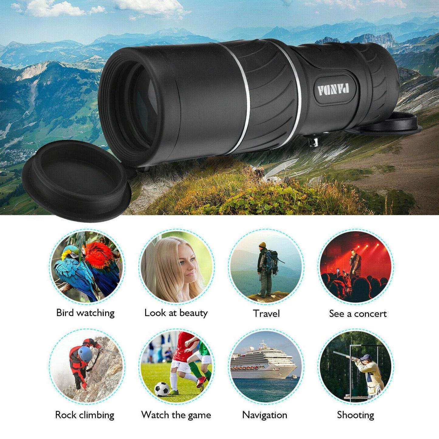 High-Definition 40x60 Monocular Telescope