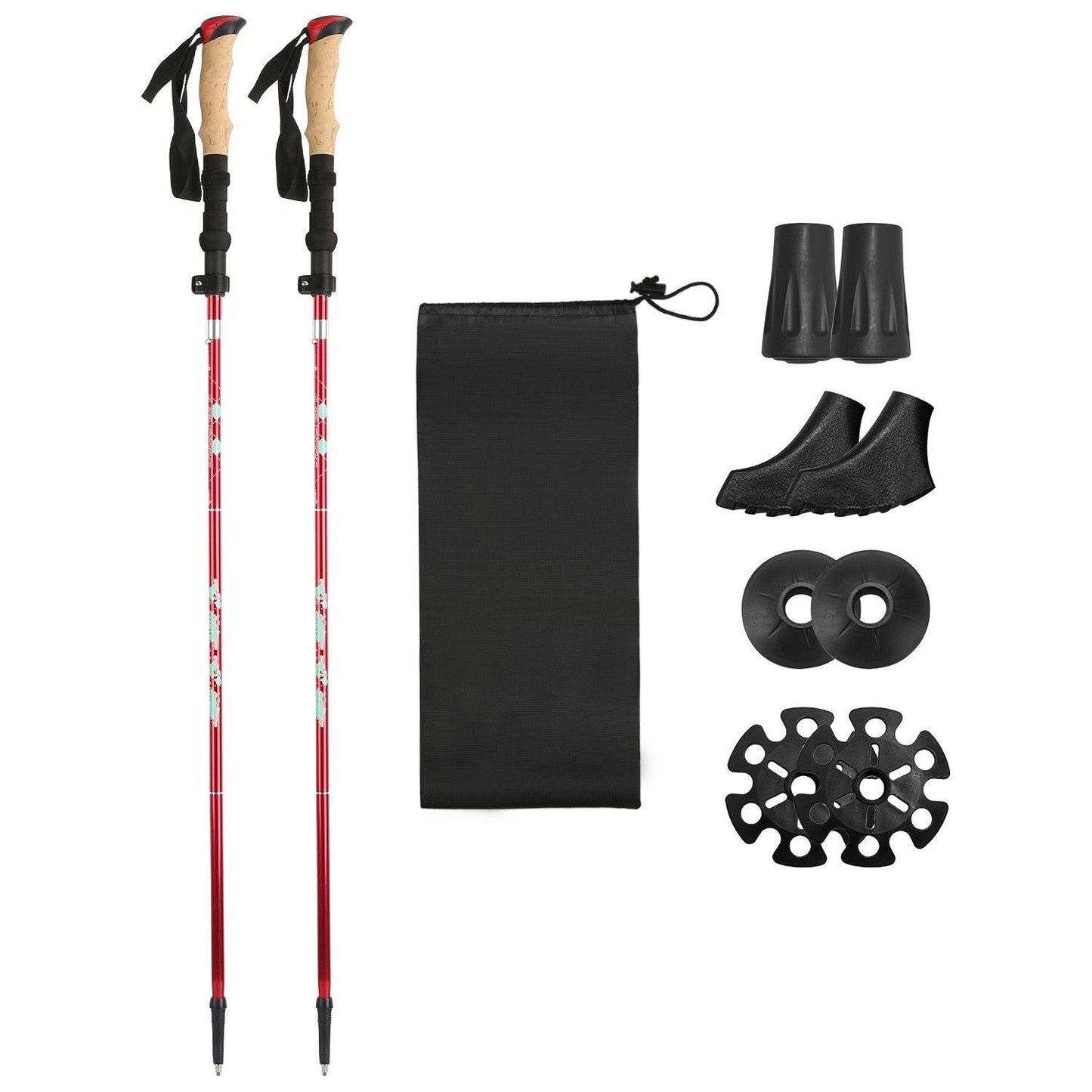 2-Pack Collapsible Hiking Poles