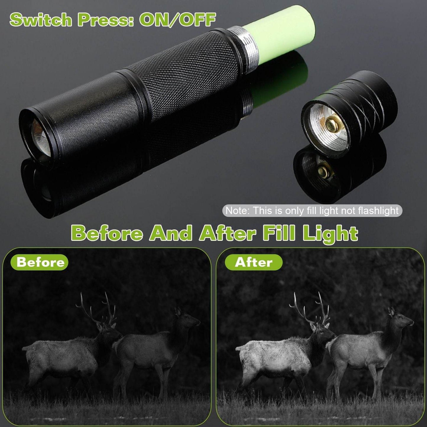 Digital Night Vision Rifle Scope with 5" Monitor